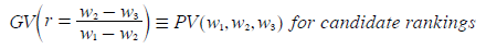 GV(r) equivalent