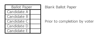 Blank ballot paper